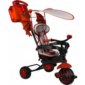 Велосипед ITALTRIKE трехколесный OVO красный /дракон 2600 dragon