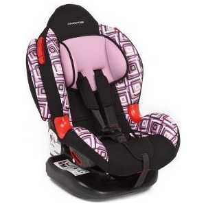 Автокресло Leader Kids Кокон Isofix фиолетовый принт KRES0427