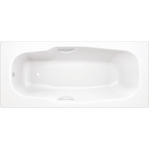 Ванна стальная BLB Atlantica HG с шумоизоляцией 180х80см (B80J handles)