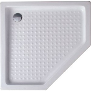Душевой поддон Cezares 90x90x15 см акриловый пятиугольный (TRAY-A-P-90-15-W )