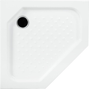 Душевой поддон Cezares 100x100x15 см акриловый пятиугольный (TRAY-A-P-100-15-W )