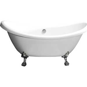 Акриловая ванна BelBagno 182.5x75x80 см свободностоящая исполнение золото (BB05-ORO)