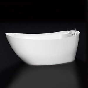 Акриловая ванна BelBagno 170x76x70 см свободностоящая (BB25-ARG/BIA)