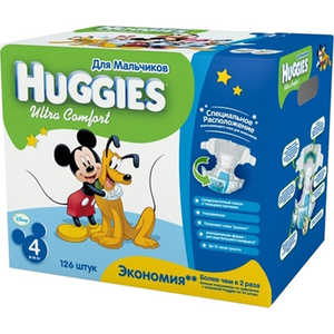 промо подгузники Huggies "Ультра Комфорт" Дисней (4) 8-14 кг для мальчиков (126/1 5029053543802)