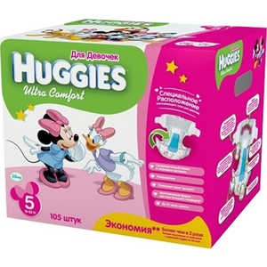 промо подгузники Huggies "Ультра Комфорт" Дисней (5) 12-22 кг для девочек (105/1 5029053543833)