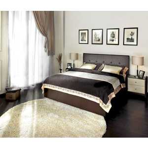 Кровать Аскона Greta 180х200 к/з Экотекс Venge (Без основания)
