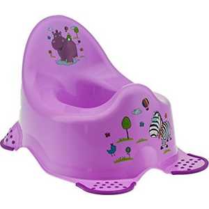 Горшок Prima Baby OKT "Hippo" с антискользящим покрытием фиолетовый 8648