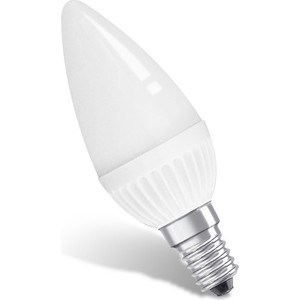 Светодиодная лампа Estares LC-C37-6-WW-220-E14 Теплая белая матовая