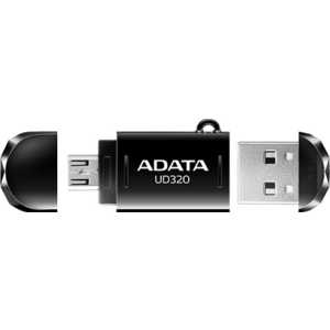 Флеш накопитель A-Data 16GBDashDrive UD320 OTG USB 2.0/MicroUSB Черный (AUD320-16G-RBK) цена Флеш накопитель A-Data 16GBDashDrive UD320 OTG USB 2.0/MicroUSB Черный (AUD320-16G-RBK) цены онлайн