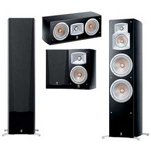 Комплект акустических систем Yamaha NS-777 5.0, black