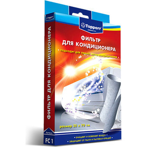 Аксессуар Topperr FC1 Универсальный фильтр для кондиционера 35х70 см