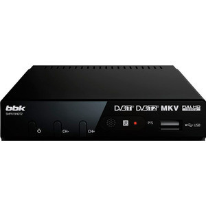 Тюнер DVB-T2 BBK SMP019HDT2 black