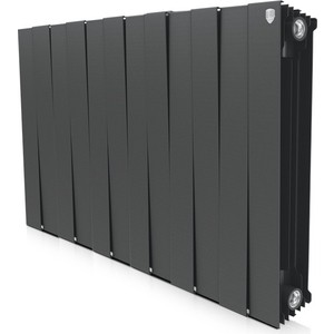 Радиатор отопления ROYAL Thermo биметаллический Piano Forte 500/Noir Sable/12 секций