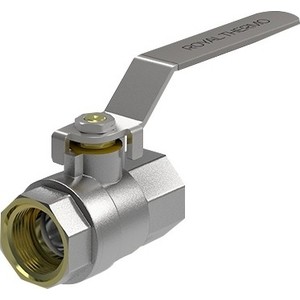 Кран ROYAL Thermo шаровый Expert латунный резьбы гайка - гайка ручка рычаг 1/2" (RTE01001)