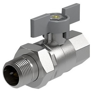 Кран ROYAL Thermo шаровый Expert накидная гайка 1/2" (RTE02013)