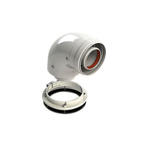 Колено ROYAL Thermo подключения 90 град d60/100L (Fr) (RTF13013)