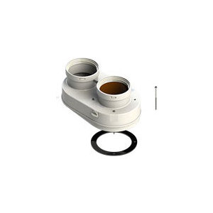 Адаптер ROYAL Thermo разделительный моноблочный d80 (Fr) (АБС-Пластик) (RTF04009)