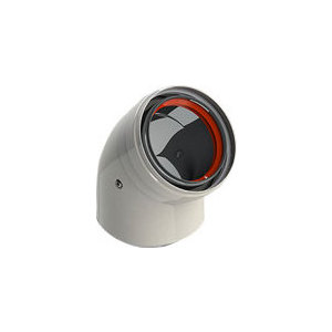 Колено ROYAL Thermo утепленное диаметр 80 MF 45 (RTF07004T)