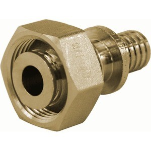 Соединение ROYAL Thermo AXIO press прямое с накидной гайкой 16x1/2" (RTE 16.003)