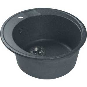 Мойка кухонная HARTE H-4549-308 d-490 мм чёрный