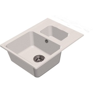 Мойка кухонная HARTE H-6059k-331 590х490 мм белый