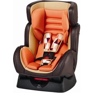 Автокресло Geoby коричневый с оранжевым (CS888E W4ZO)