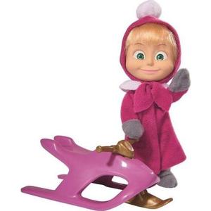 Игровой набор Simba Маша в зимней одежде со снегокатом, 12/72 (9301681)