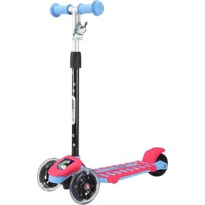 Складной трехколесный самокат Small Rider Cosmic Zoo Galaxy Космический Зоопарк Цвет Сине красный (артикул 377529 код 377540)