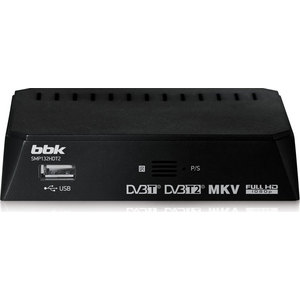 Тюнер DVB-T2 BBK SMP132HDT2 black