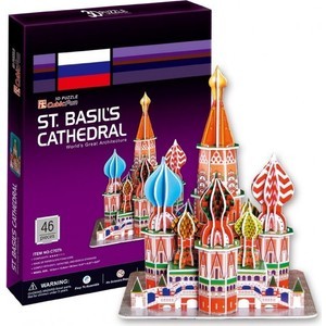 Пазл CubicFun Собор Василия Блаженного (Россия) (C707h)