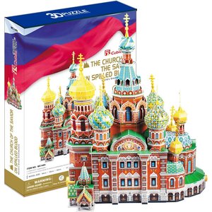 Пазл CubicFun Собор Воскресения Христова (Россия) (MC148h)