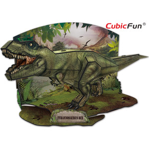 Пазл CubicFun Эра Динозавров Тираннозавр (P668h)