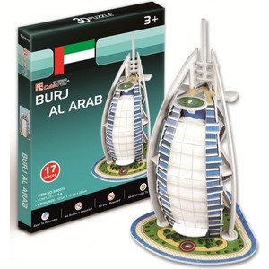 Пазл CubicFun Отель Бурж эль Араб (ОАЭ) (мини серия) (S3007)