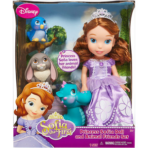 Игровой набор Disney Princess София 37 см с 3 питомцами (931010)