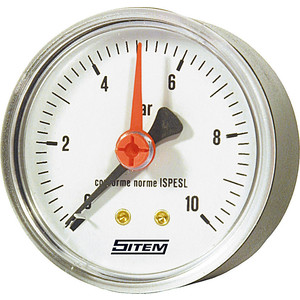 Манометр Sitem 050. 0..4 бар G-1/4 торцевой