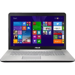Ноутбук Asus N751JK-T4209H 17.3" Grey (90NB06K2-M02250)