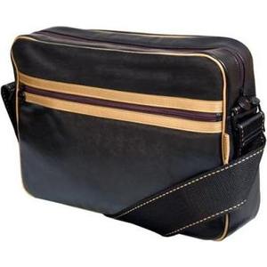 Сумка для ноутбука Continent CC-065 Black/Gold (искусственная кожа до 15.6")