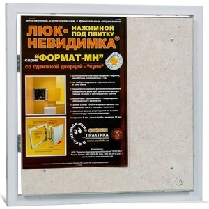 Сантехнический люк ППК Практика ФОРМАТ под плитку (МН 40-40)