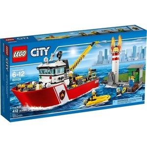 Конструктор Lego Пожарный катер (60109)