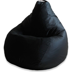 Кресло-мешок DreamBag фьюжн черное XL