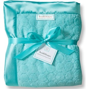 Плед SwaddleDesigns Turquoise Puff Circles (SD-311TQ)