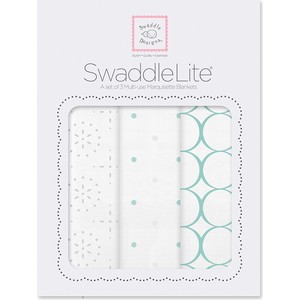 Набор пеленок SwaddleDesigns SwaddleLite Seacrystal Sparklers Lite (SD-443SC)