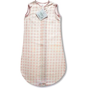 Спальный мешок SwaddleDesigns для детей TOG 0.7 zzZipMe Sack 3-6 M - Organic Flannel PP Dots and Hearts (SD-102PP)