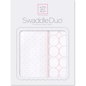 Набор пеленок SwaddleDesigns Swaddle Duo Swaddle Duo Pstl Pink Classic (SD-186PP)