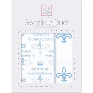 Набор пеленок SwaddleDesigns Swaddle Duo Fleur de Lis (SD-491B)