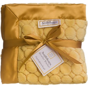 Детский плед SwaddleDesigns Stroller Blanket GoldPuffCircle(SD-168GL)