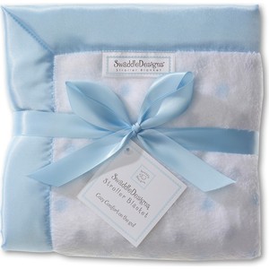 Детский плед в коляску SwaddleDesigns в коляску Stroller Blanket PBandSterlingDot(SD-430PB)