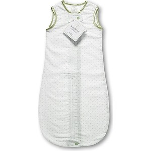Спальный мешок SwaddleDesigns для новорожденного zzZipMe Sack 3-6M Flannel Kiwi Polka Dots (SD-098KW)