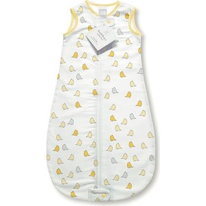 Спальный мешок SwaddleDesigns для новорожденного zzZipMe Sack 3-6M Flannel Y Lt Chickies (SD-433Y-3m)