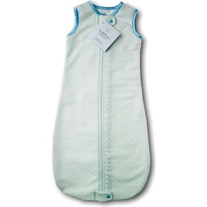 Спальный мешок SwaddleDesigns для новорожденного zzZipMe Sack 6-12M Flannel Lt PB w/PB Dots (SD-104PB-6M)